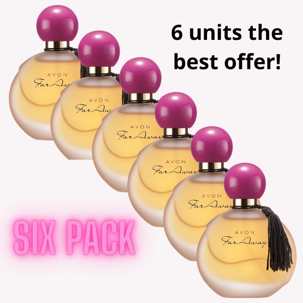 (6 Pack) Avon FAR AWAY Eau De Parfum Perfume Spray 1.7 oz (6 Pack) Avon FAR AWAY Eau De Parfum Perfume Spray 1.7 oz