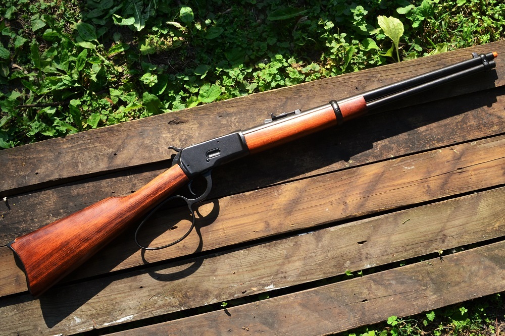 Non-Firing Replica Winchester M1892 Looped Lever Action Rifle -  The Rifleman