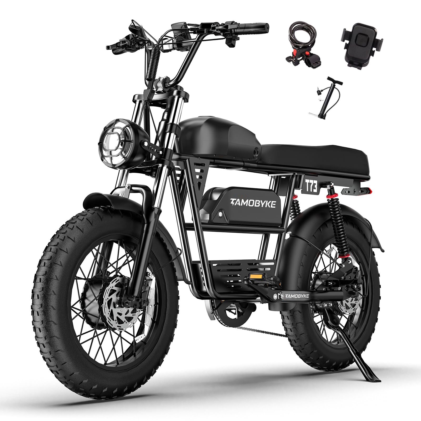 Tamobyke Electric Dirt Bike 3000W 37.5MPH 48V 36.4AH 20