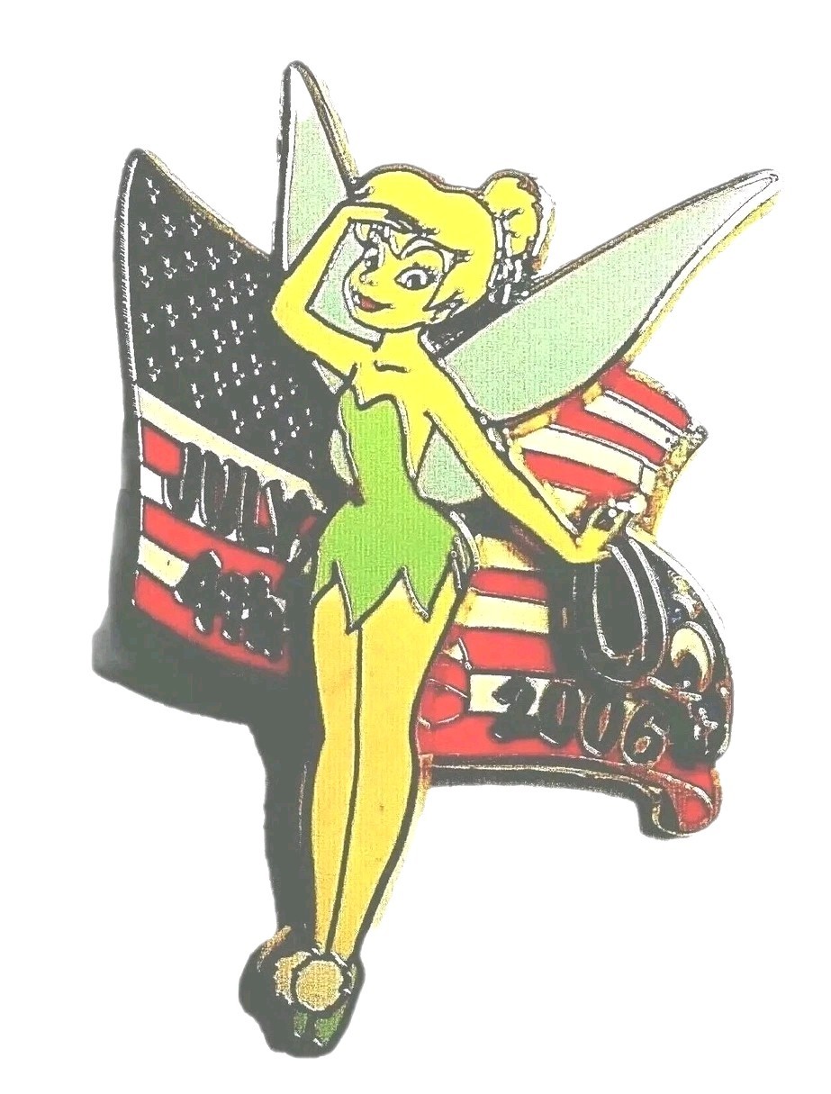 Disney WDI Patriotic Tinker Bell Saluting the Flag LE Pin Disney WDI Patriotic Tinker Bell Saluting the Flag LE Pin