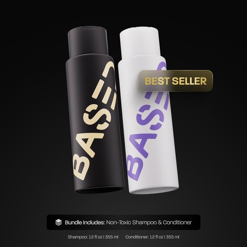 BASED Shower Duo | Shampoo + Conditioner | Deep Clean, Hydrates, Soothes Scalp BASED Shower Duo | Shampoo + Conditioner | Deep Clean, Hydrates, Soothes Scalp
