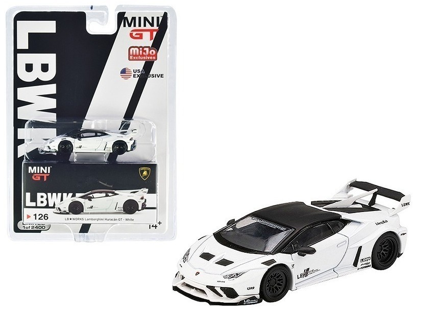 Mini GT MGT00126 USA Exclusive Liberty Walk LB Works Lamborghini Huracan GT 1:64 Mini GT MGT00126 USA Exclusive Liberty Walk LB Works Lamborghini Huracan GT 1:64