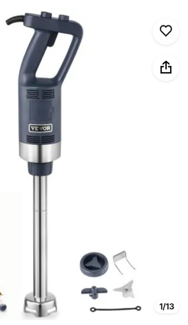 Vevor Commercial Immersion Blender Vevor Commercial Immersion Blender