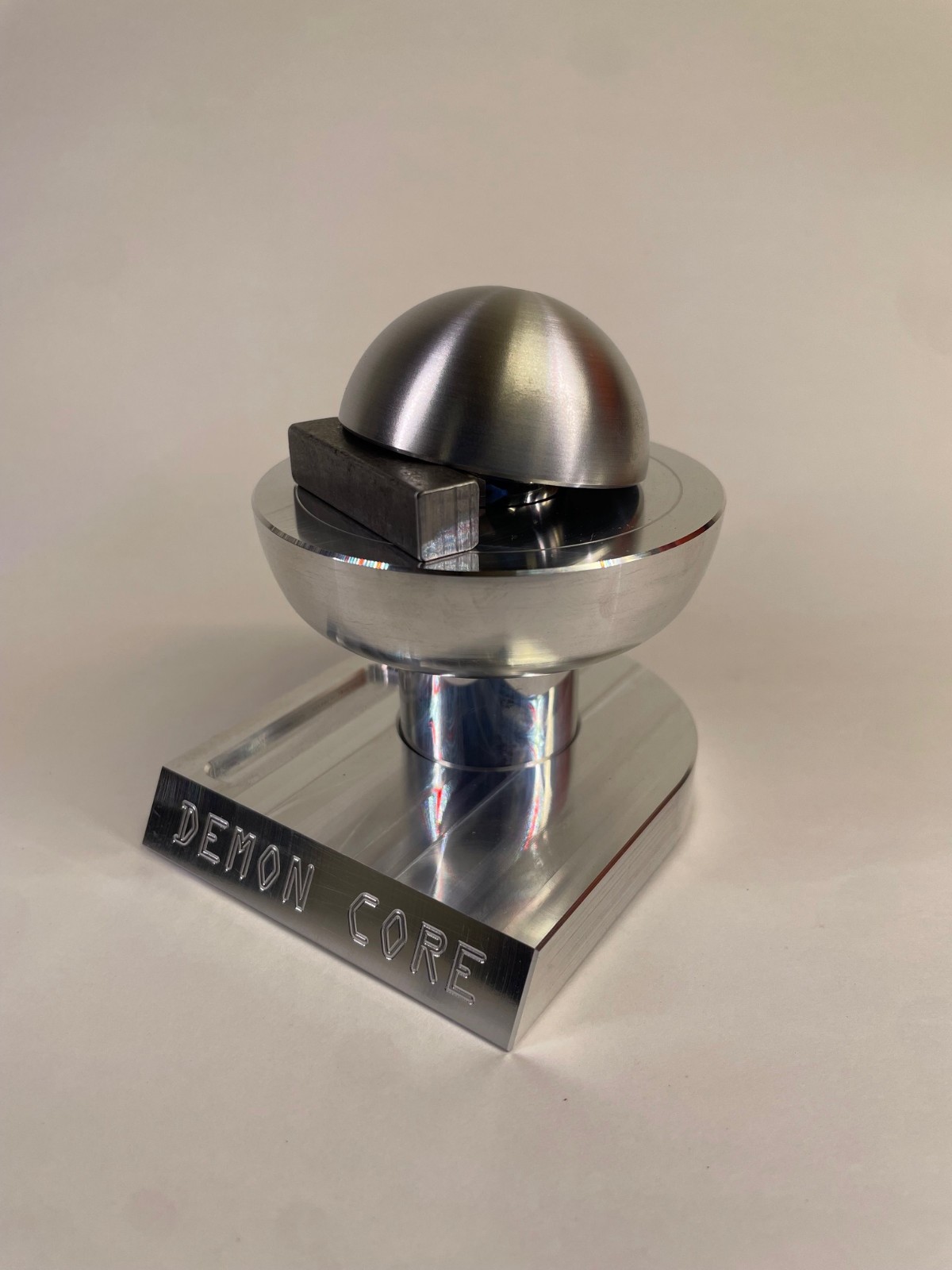 Demon Core - Desktop Nukes CNC Machined Aluminum Radioactive Experiment 1:3.5