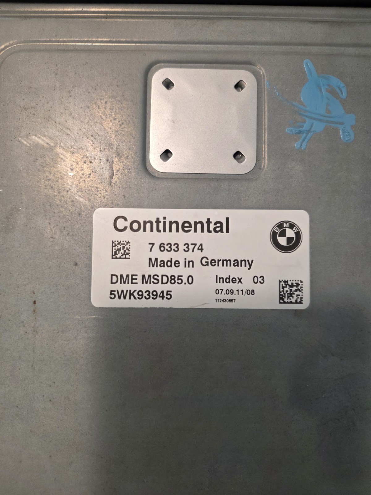 2009-2012 BMW 550i 650i 750i B7 N63 ECU ECM Engine Control Module MSD85 7633374 2009-2012 BMW 550i 650i 750i B7 N63 ECU ECM Engine Control Module MSD85 7633374