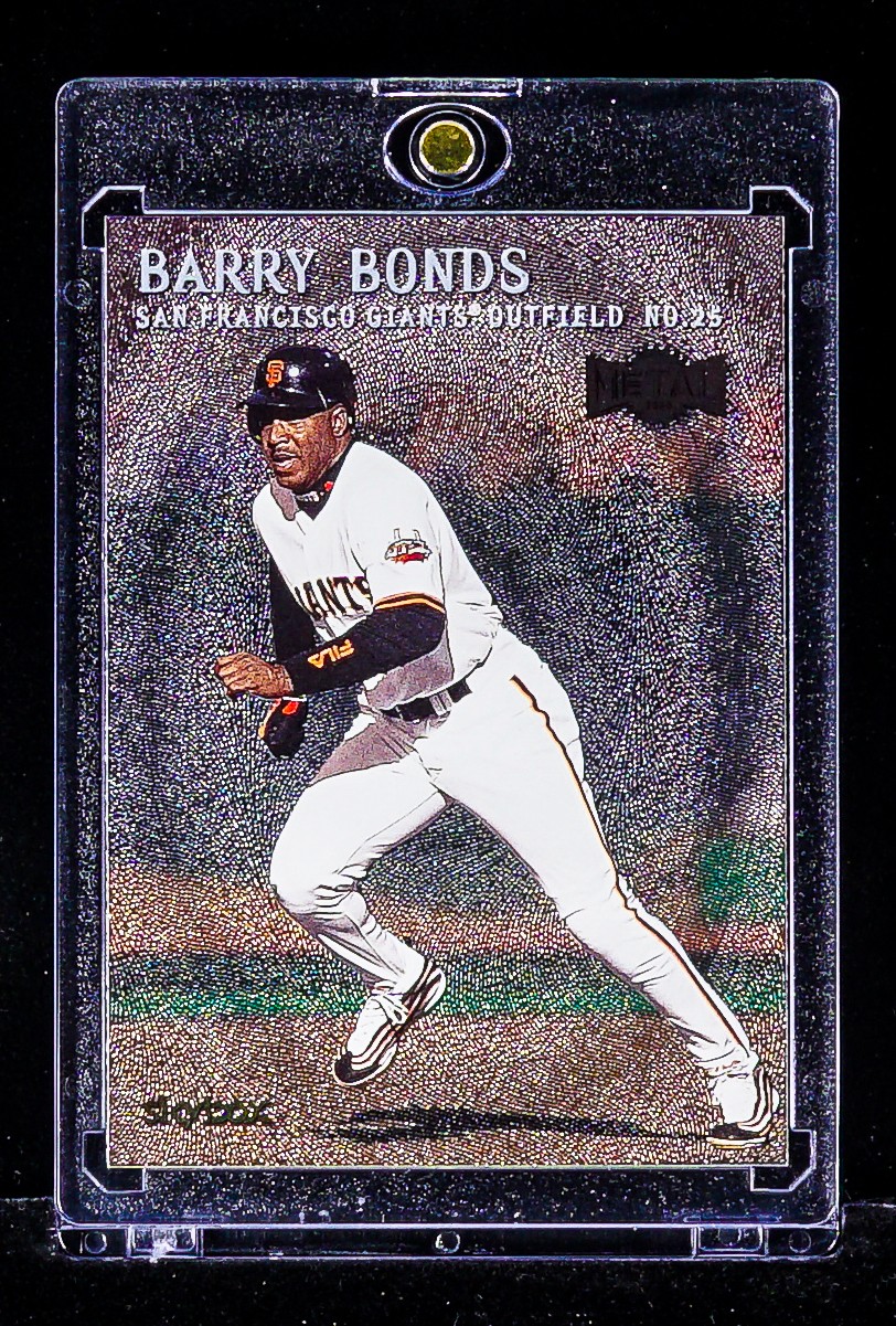 Barry Bonds METAL FOIL ETCHED CARD San Francisco Giants