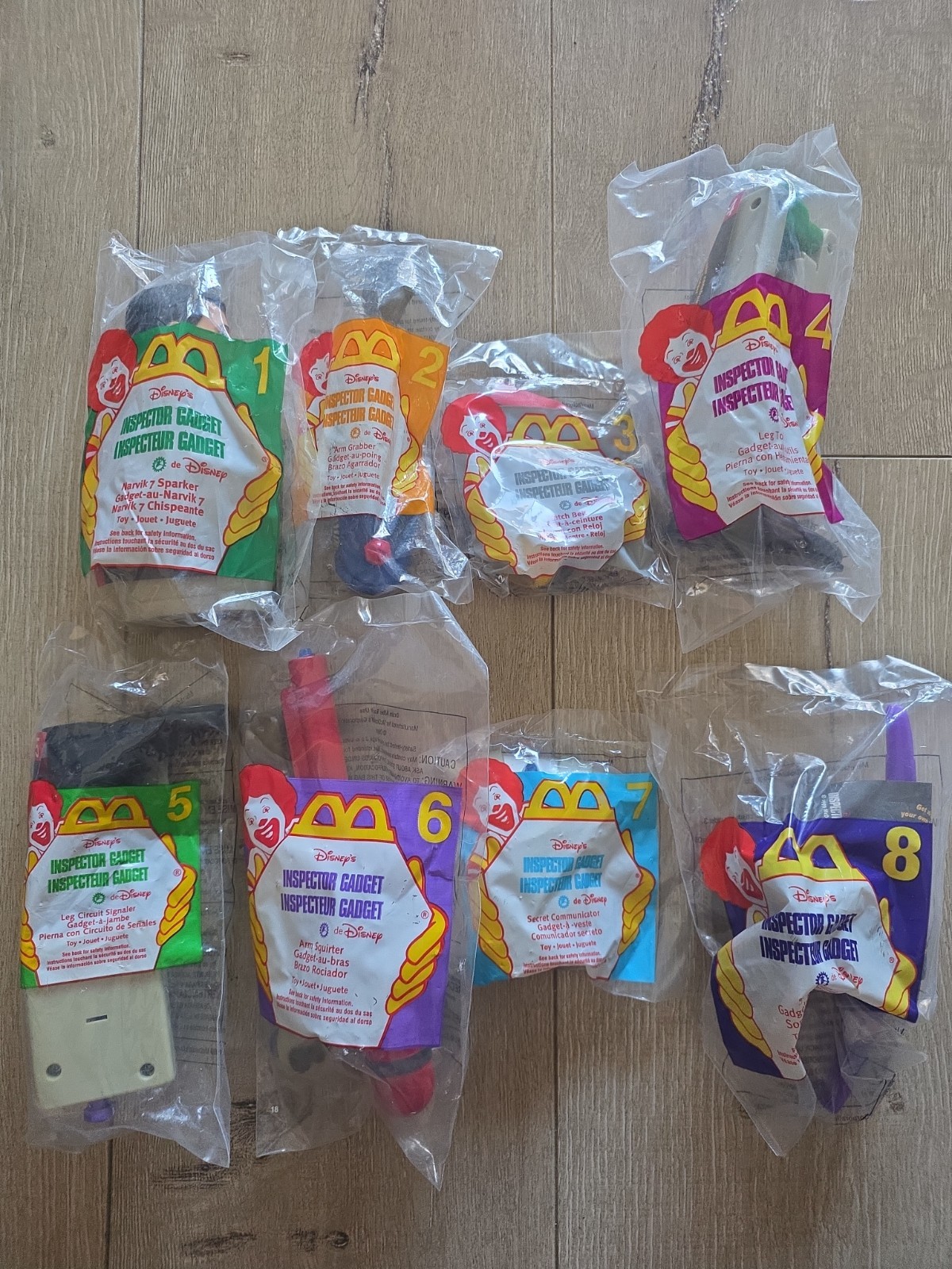 1999 Inspector Gadget McDonald’s Happy Meal Toys – Set of 7 (Sealed) Missing #2 1999 Inspector Gadget McDonald’s Happy Meal Toys – Set of 7 (Sealed) Missing #2