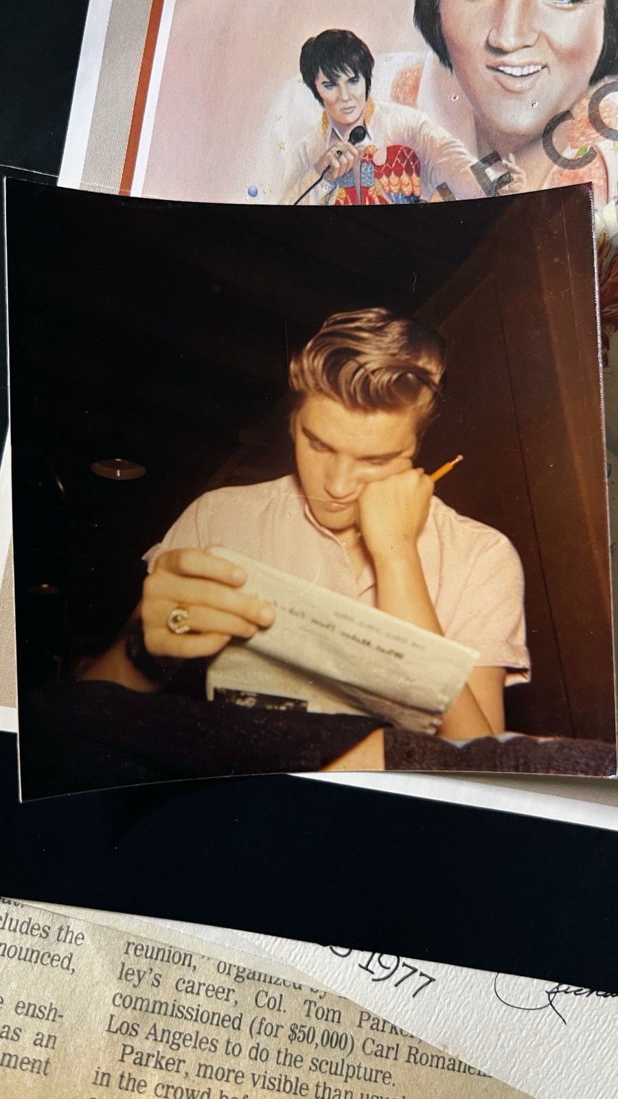 ULTRA RARE NEVER SEEN ELVIS PRESLEY Original PHOTO AUTHENTIC ULTRA RARE NEVER SEEN ELVIS PRESLEY Original PHOTO AUTHENTIC