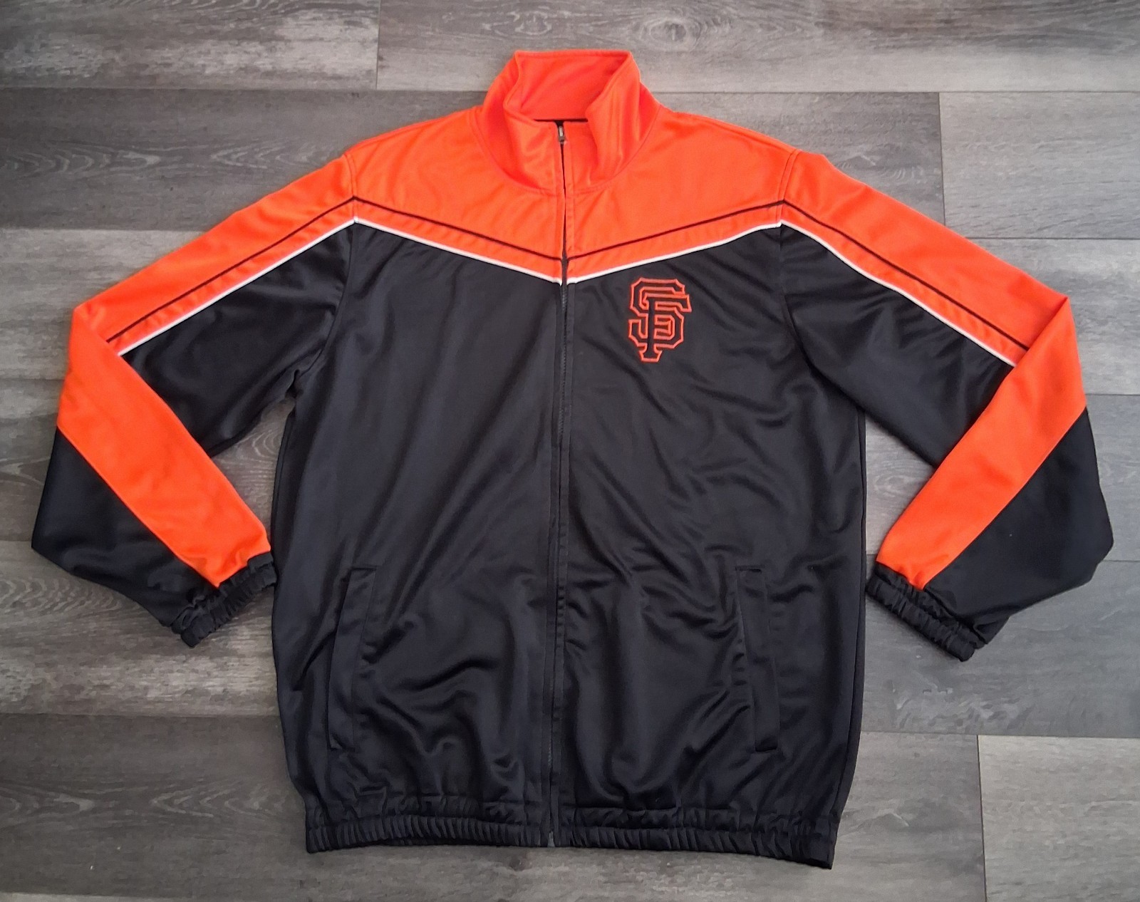 Vintage San Francisco Giants GIII By Carl Banks Track Jacket Full Zip Size Large Vintage San Francisco Giants GIII By Carl Banks Track Jacket Full Zip Size Large