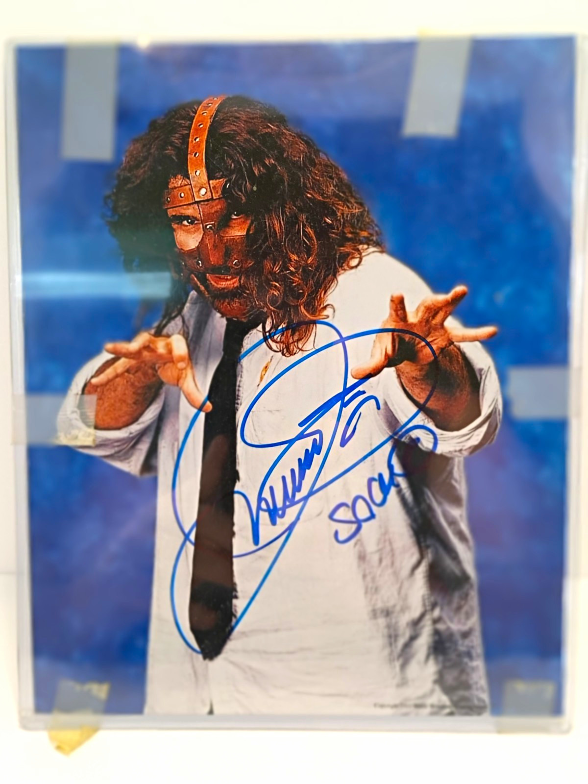 Vintage WWF Wrestling Legend Mankind/Mick Foley Autographed 8x10 Photo Vintage WWF Wrestling Legend Mankind/Mick Foley Autographed 8x10 Photo