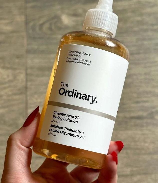 Authentic The Ordinary Glycolic Acid 7% Exfoliating and Brightening Toner,8oz