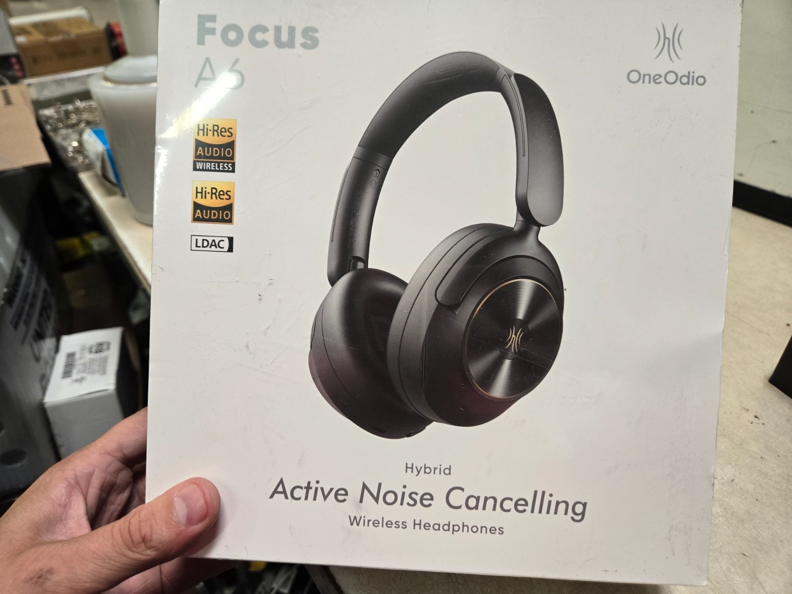 SEALED OneOdio Focus A6 Over-ear Hybrid ANC Headphones AAD0801