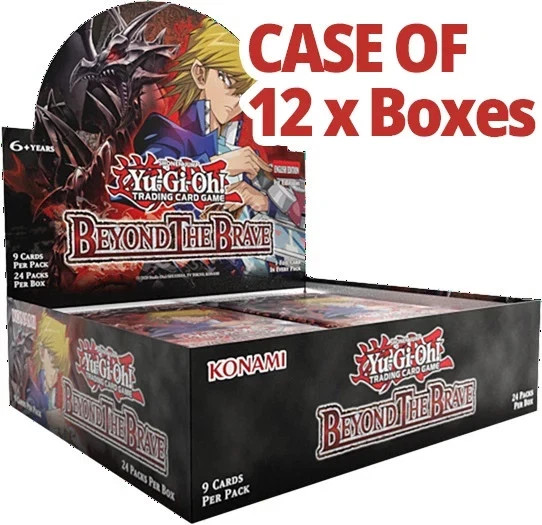 SEALED CASE 12x Yu-Gi-Oh Beyond the Brave Booster Box ON-HAND, READY TO SHIP SEALED CASE 12x Yu-Gi-Oh Beyond the Brave Booster Box ON-HAND, READY TO SHIP