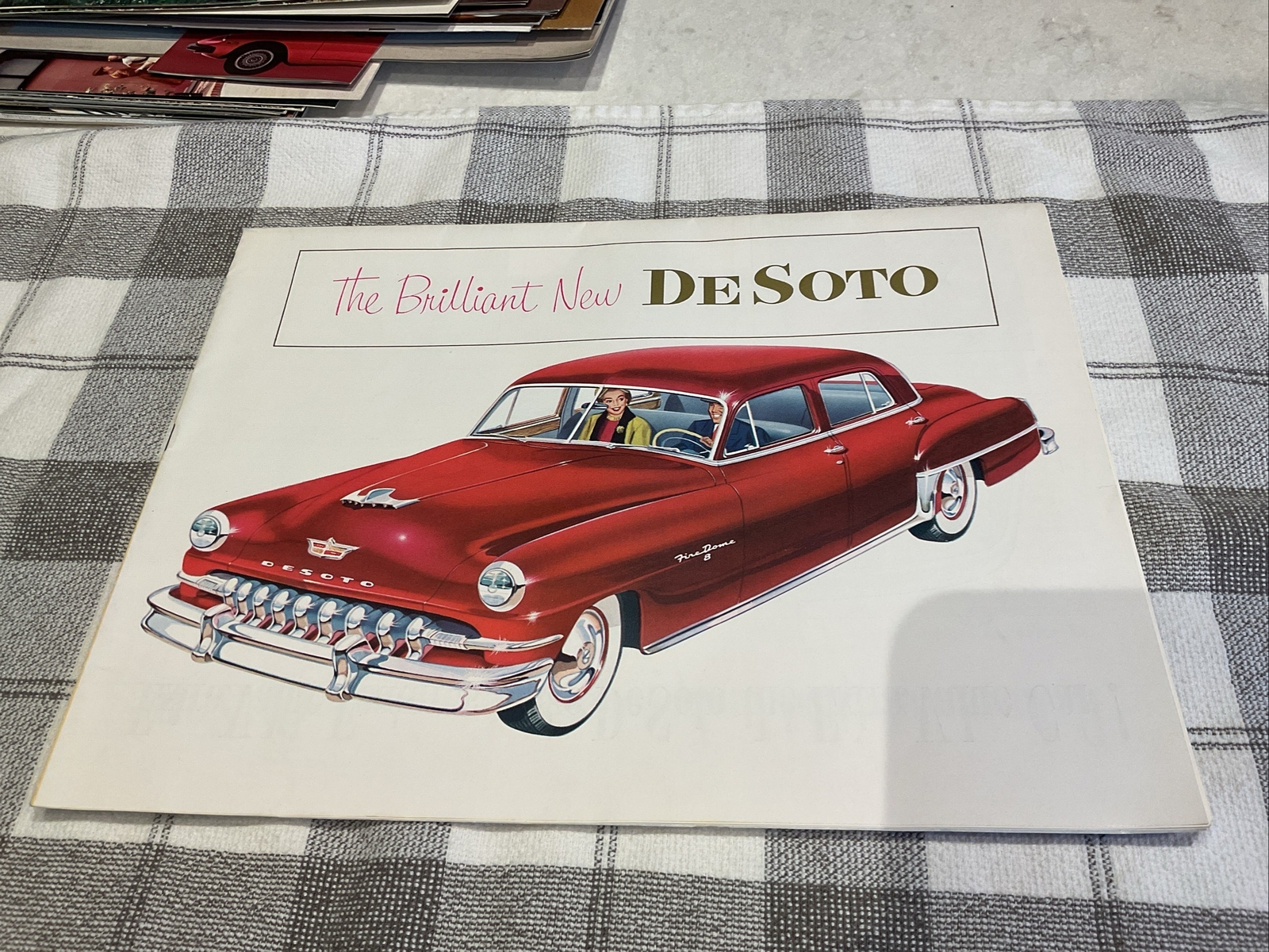 1952 DeSoto Vintage Car Sales Brochure Catalog - Convertible Sportsman