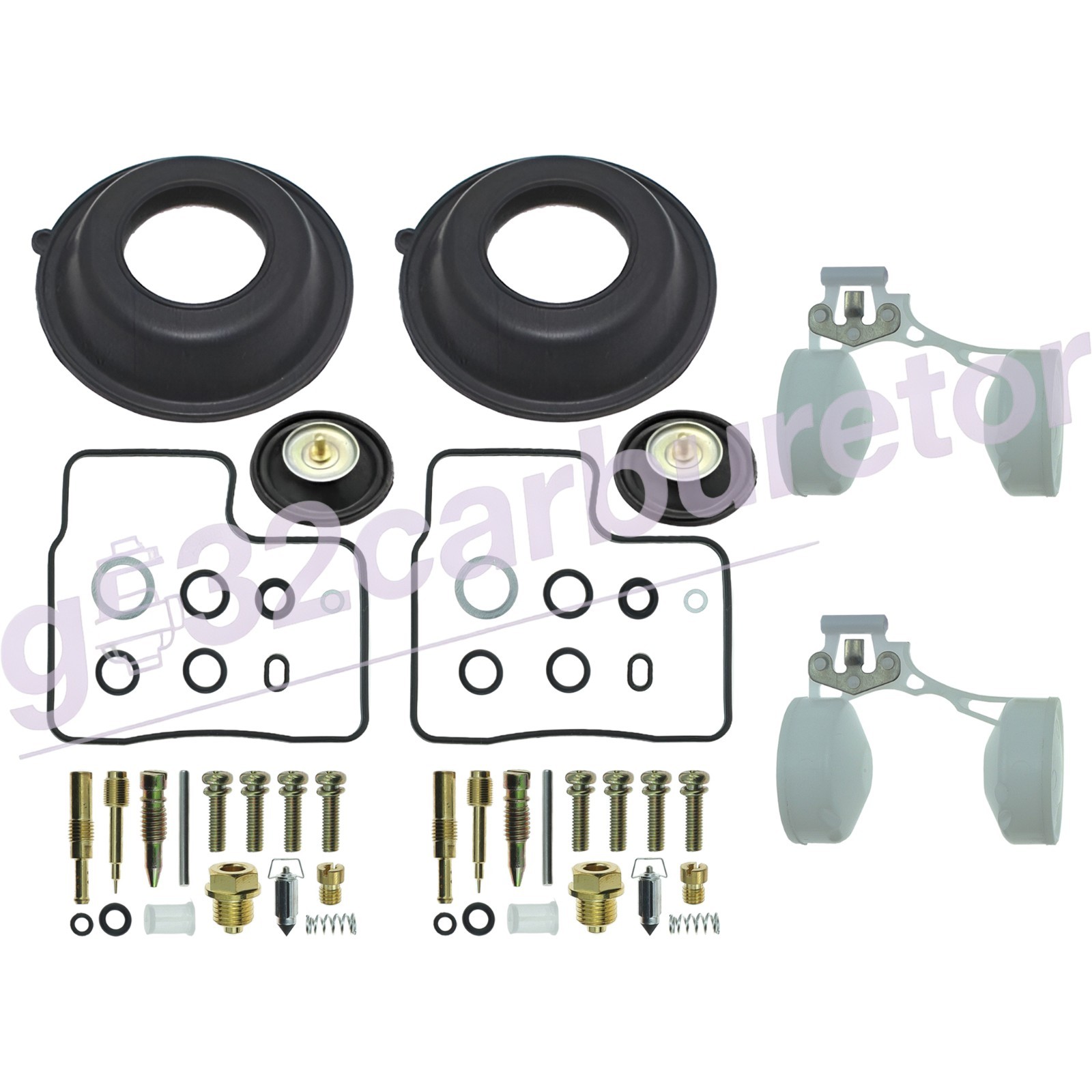 FOR Honda VT1100 VT 1100 Carburetor Repair Kit Diaphragm Float Air Cut-off -US