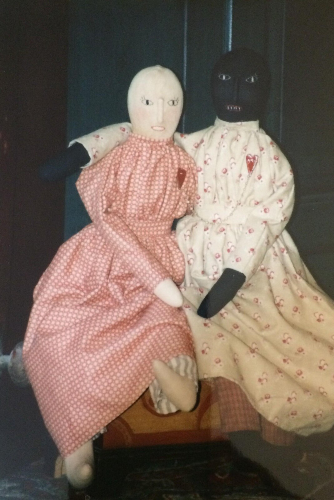 PATTERN - Primitive SISTAS Black & White DOLLS - Sharon Andrews 1998 OOP Rare
