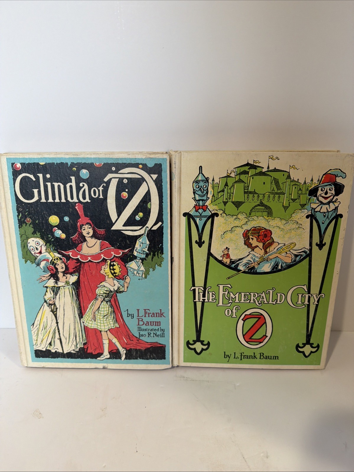 Vintage 1910-1920 Wizard of Oz Books By L. Frank Baum- Set Of 2