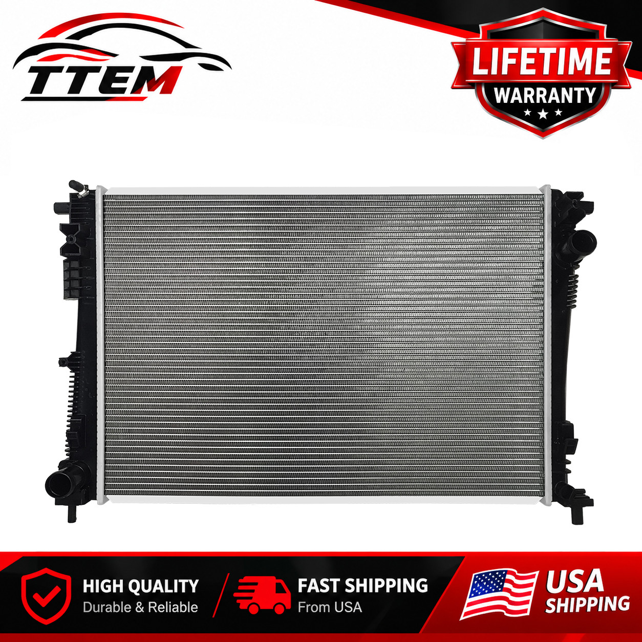 13642 Radiator for 2017-2024 Chrysler Pacifica 2020-2024 Chrysler Voyager 3.6L