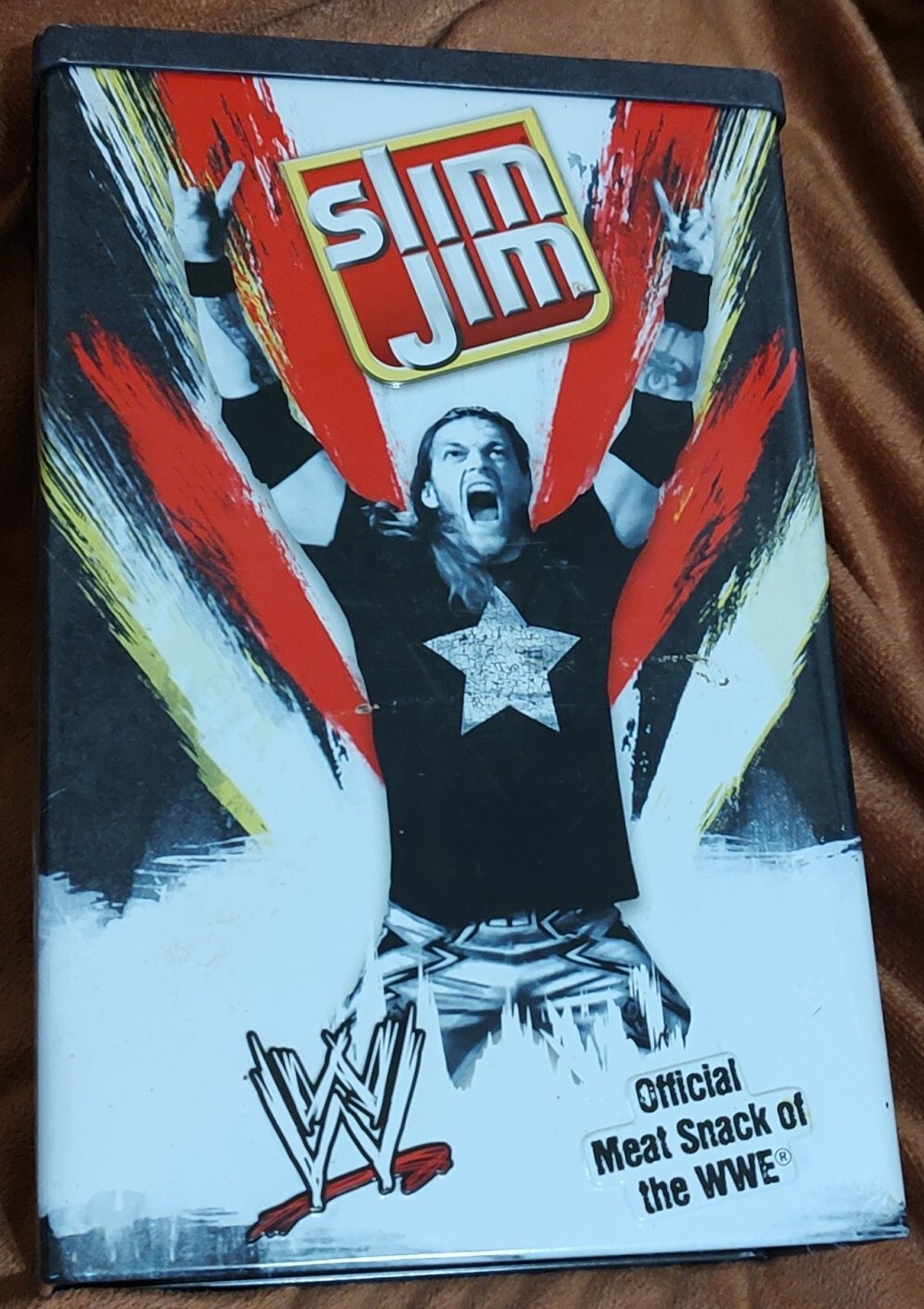 WWE Slim Jim Tin Container 