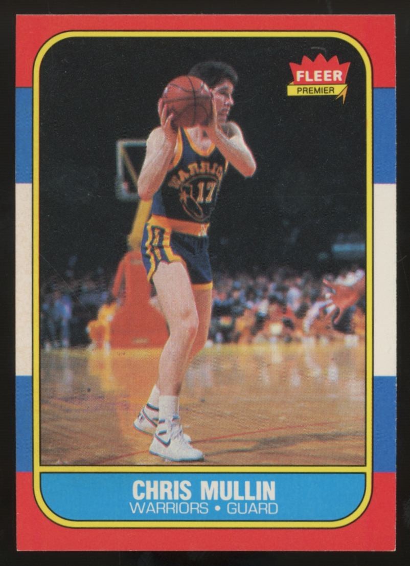 1986-87 Fleer Premier Chris Mullin RC #77 1986-87 Fleer Premier Chris Mullin RC #77