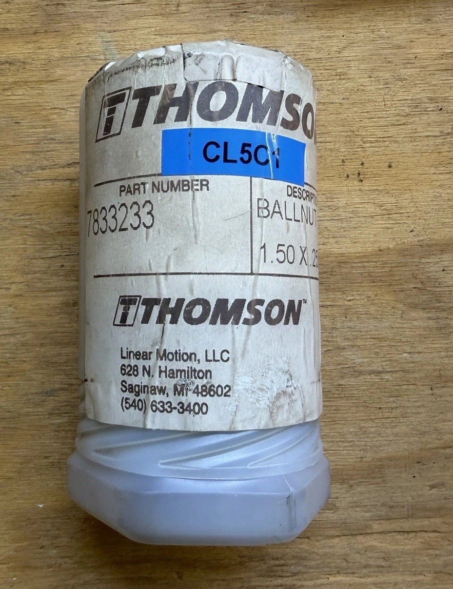 Thomson Ball Screw Nut 7833233, 1-1/2