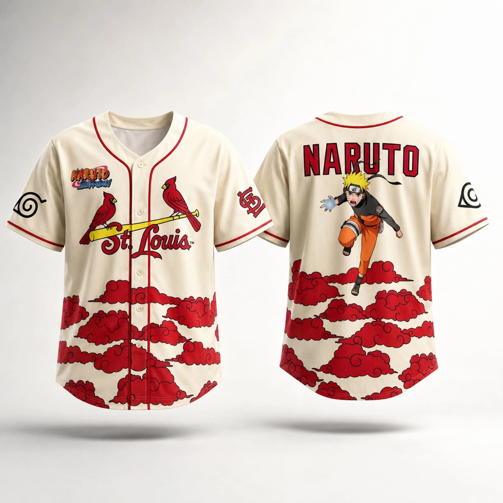 HOT ITEM St. Louis Cardinals Naruto Night 2026 Printed Jersey Anime Fan Gift