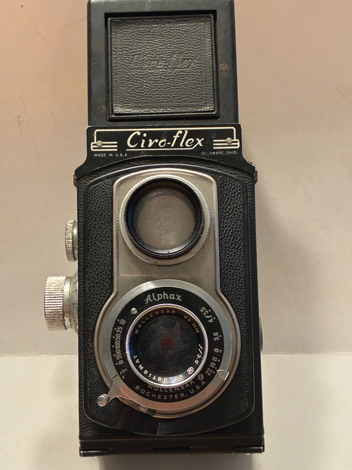 Vintage Ciro-Flex TLR Camera w/ Wollensak 85mm F3.5 Lens FOR PARTS OR REPAIR Vintage Ciro-Flex TLR Camera w/ Wollensak 85mm F3.5 Lens FOR PARTS OR REPAIR