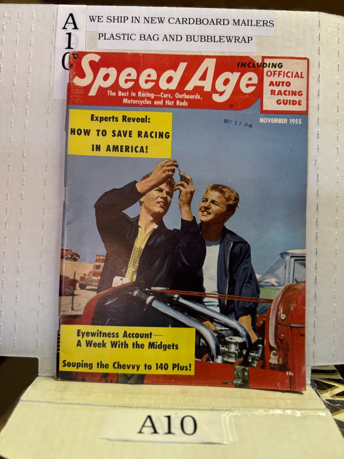 Vintage Speed Age Magazine November 1955