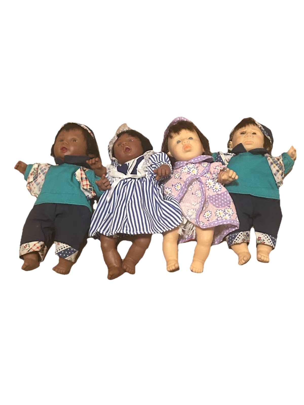 GIGO Gi-Go  Vinyl Baby Dolls Toys My Pals Bean Bag  Expressions Lot of 4
