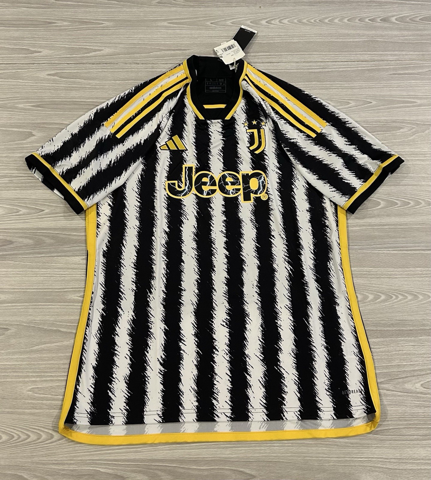 Adidas 2023/24 Juventus FC Home Soccer Jersey HR8256 Stripes Mens Size Large Adidas 2023/24 Juventus FC Home Soccer Jersey HR8256 Stripes Mens Size Large