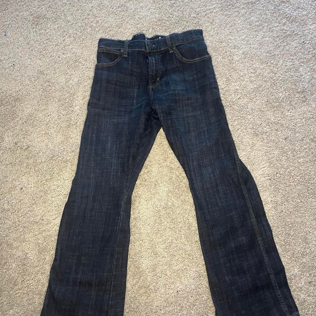 Wrangler Retro Y2K Dark Wash Low Rise Bootcut Flare Jeans 31x30 Wrangler Retro Y2K Dark Wash Low Rise Bootcut Flare Jeans 31x30