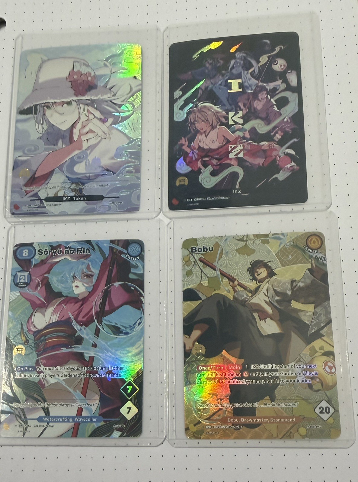 Azuki TCG Gates Awakened Presale Promos Full Set - MINT