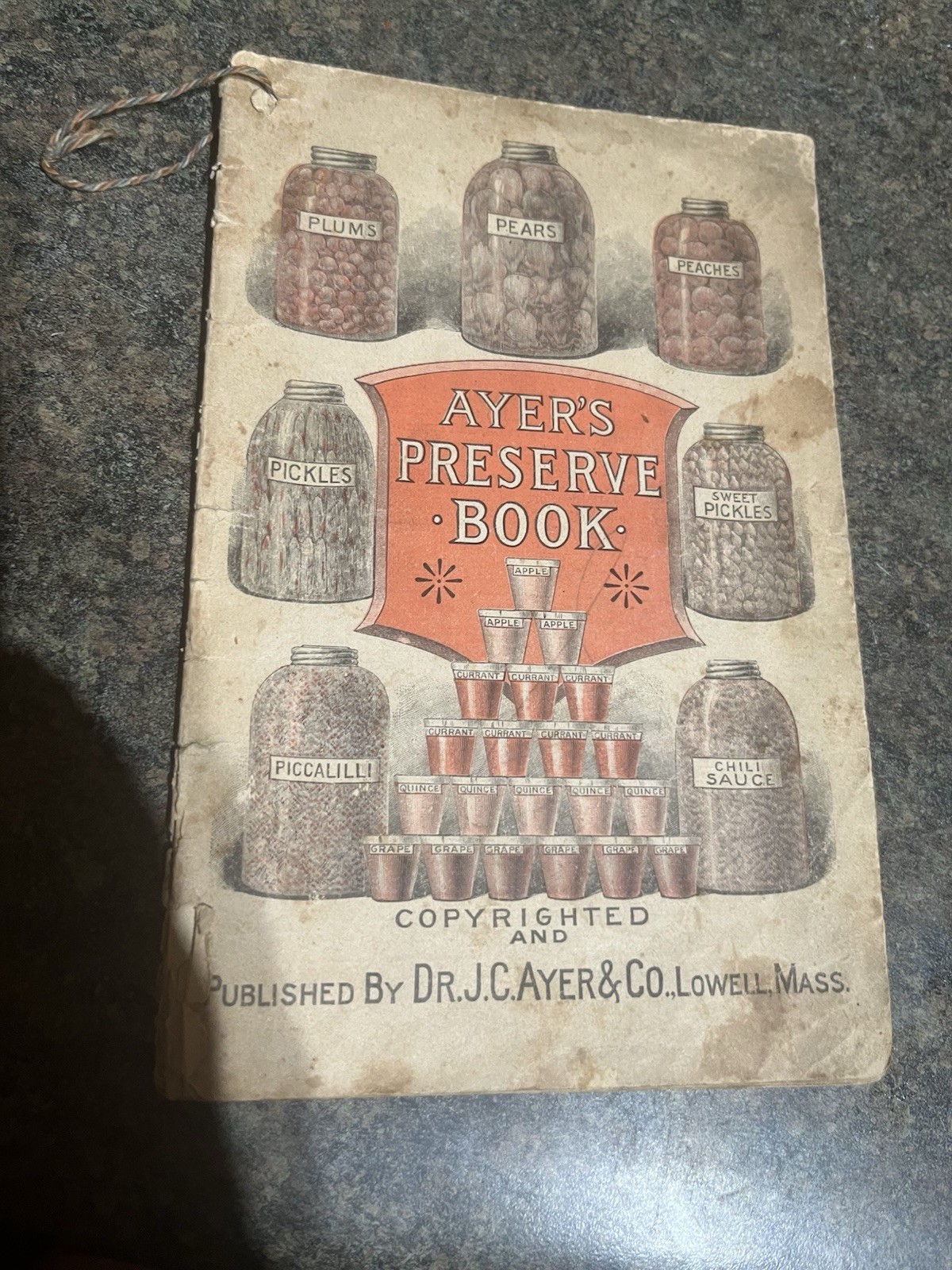 Antique Ayers Preserve Book Recipes Patent Medicine Advertising Ephemera Antique Ayers Preserve Book Recipes Patent Medicine Advertising Ephemera