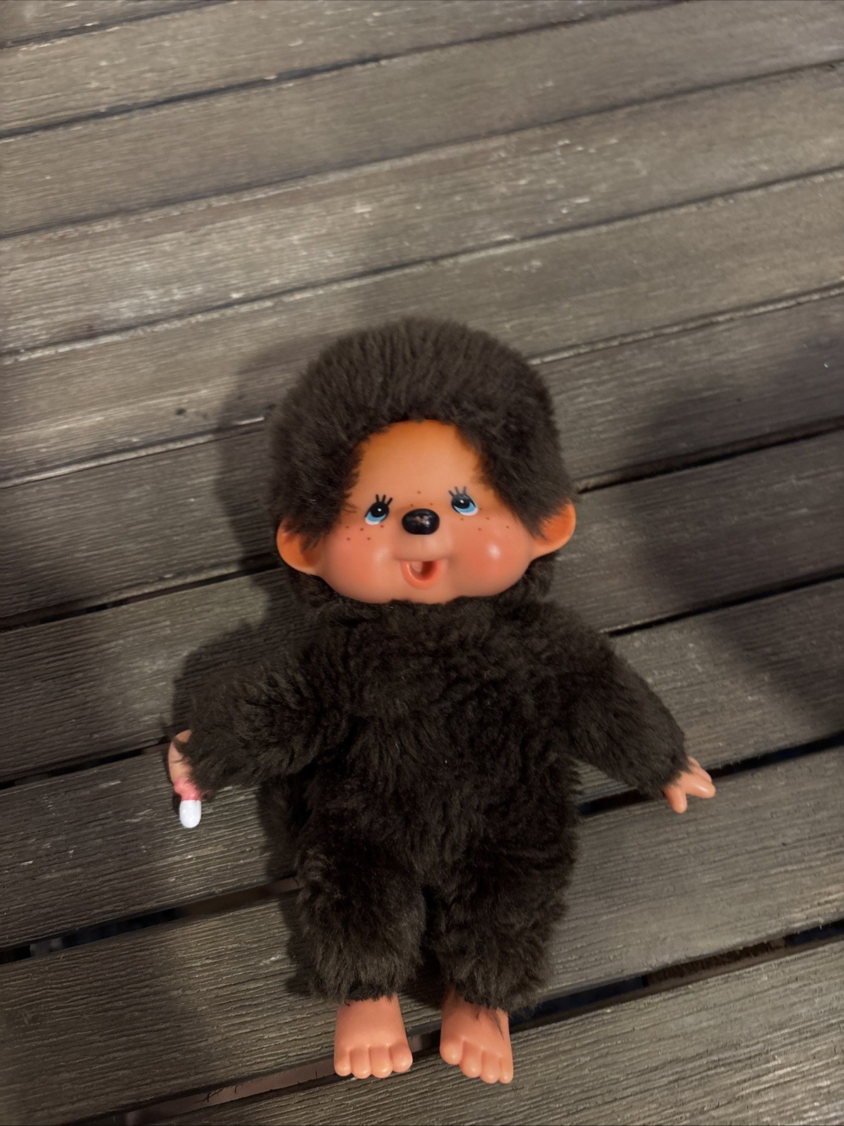RARE Vintage Sekiguchi Monchichi Monkey Thumb Sucking Plush Boy 7in RARE Vintage Sekiguchi Monchichi Monkey Thumb Sucking Plush Boy 7in