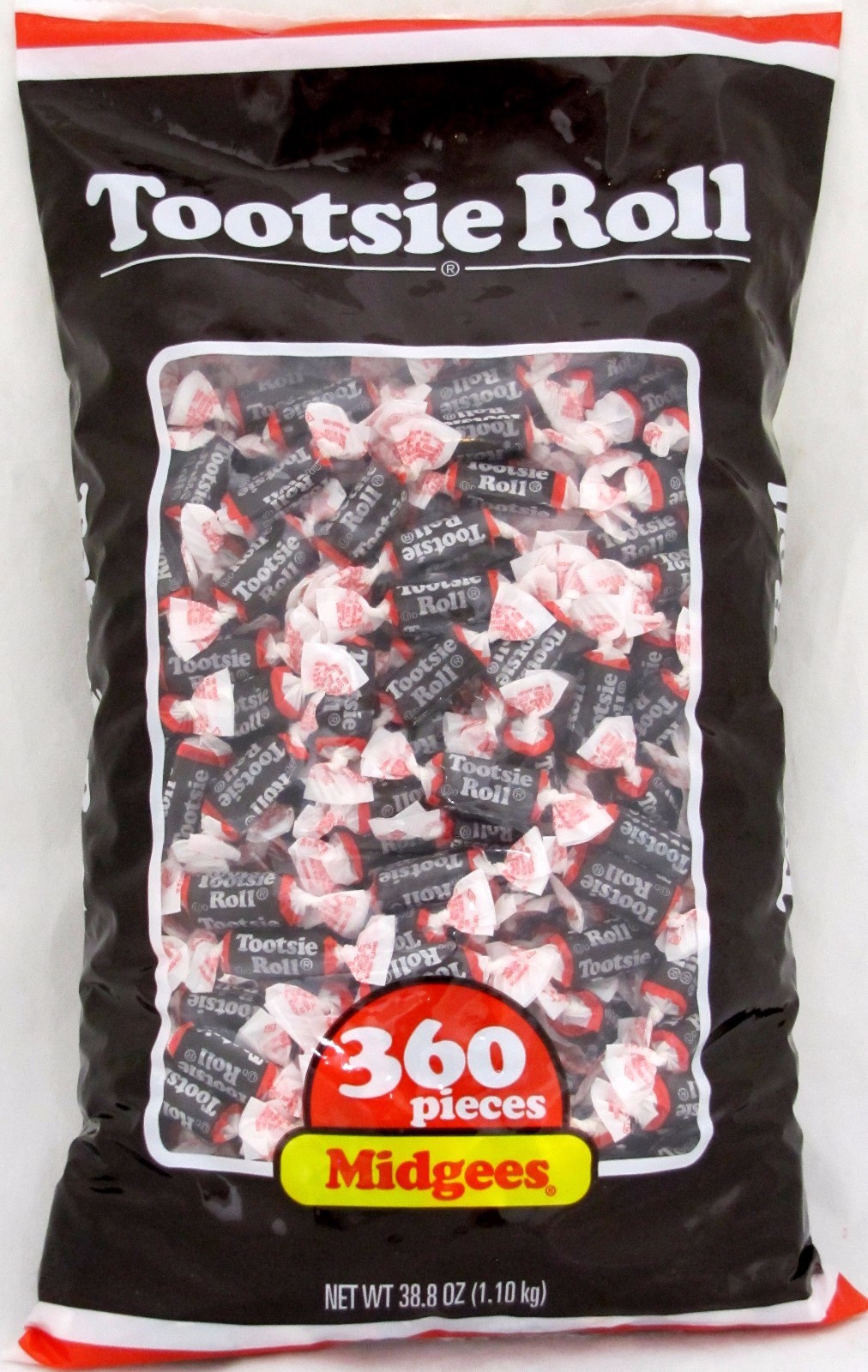 Tootsie Roll Midgees Chewy Candy 360 Count Bag Chocolate Bulk Rolls 2.42 lbs Tootsie Roll Midgees Chewy Candy 360 Count Bag Chocolate Bulk Rolls 2.42 lbs