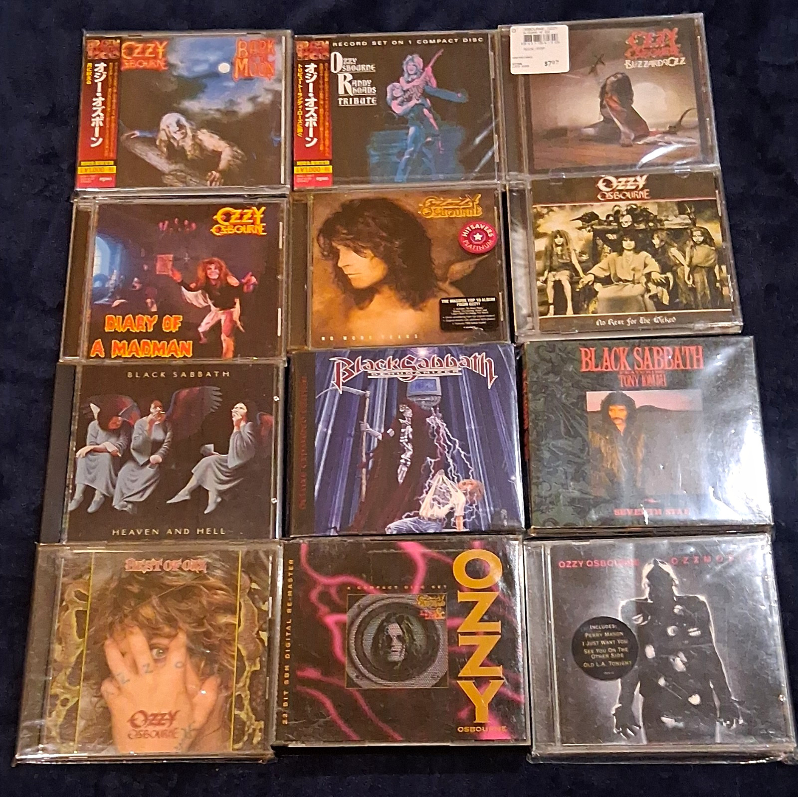 Ozzy Osbourne /Black Sabbath 12 CD Lot. Ozzy Osbourne /Black Sabbath 12 CD Lot.