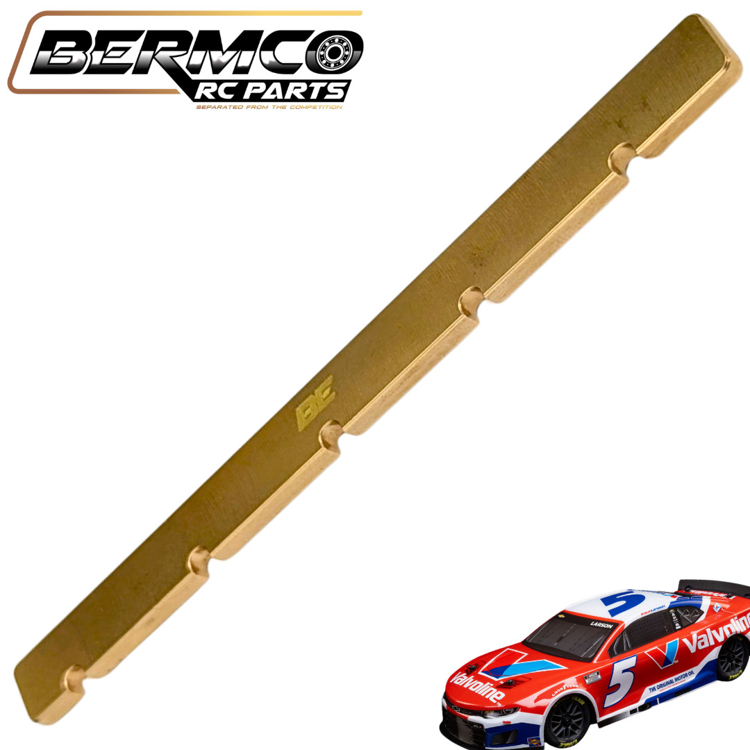 Bermco RC Parts Brass Left Side Chassis Weight Losi Nascar + Asphalt Late Model