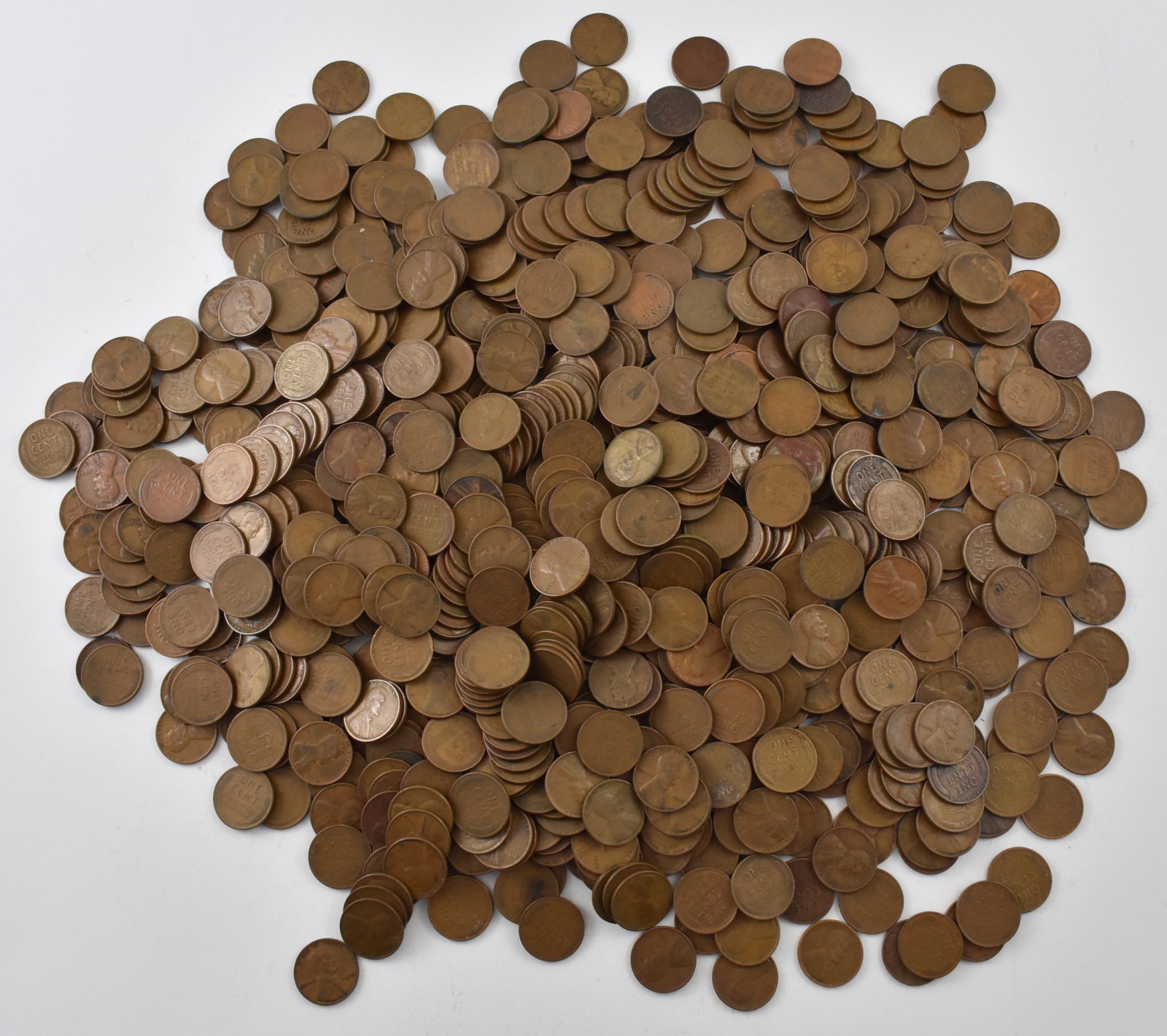 (100) 1930-1939 Lincoln Wheat Cents 2 Rolls Collection Lot