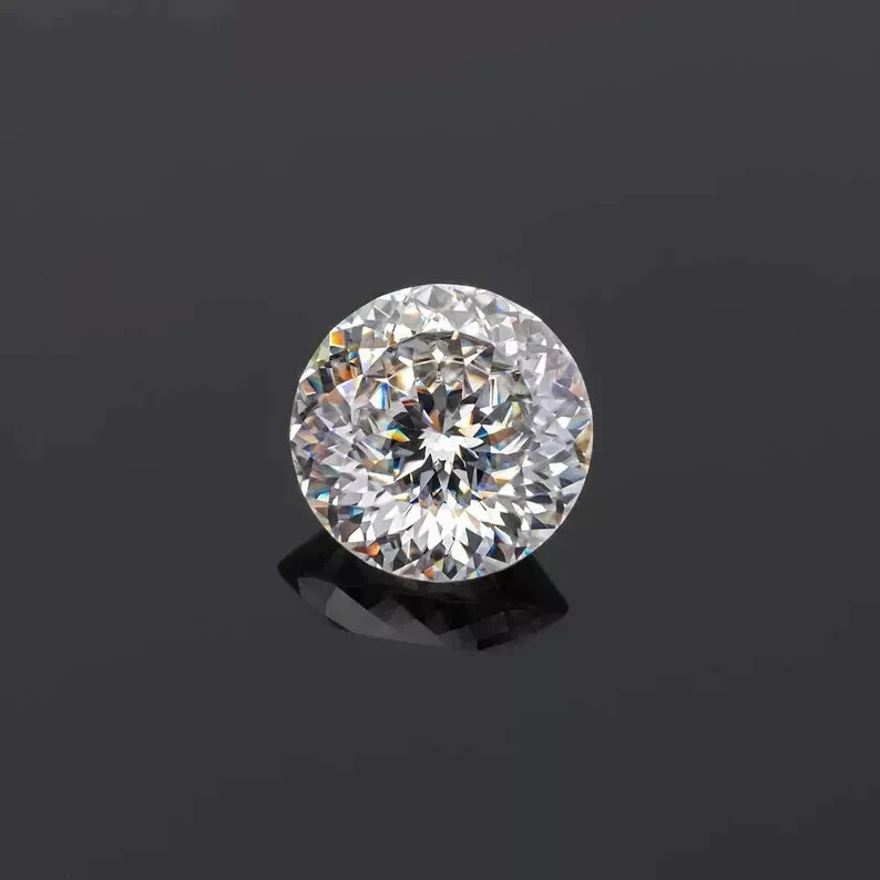 3 Ct Natural White Diamond Round Portuguese Cut VVS1 D Grade GDGL Certified A26