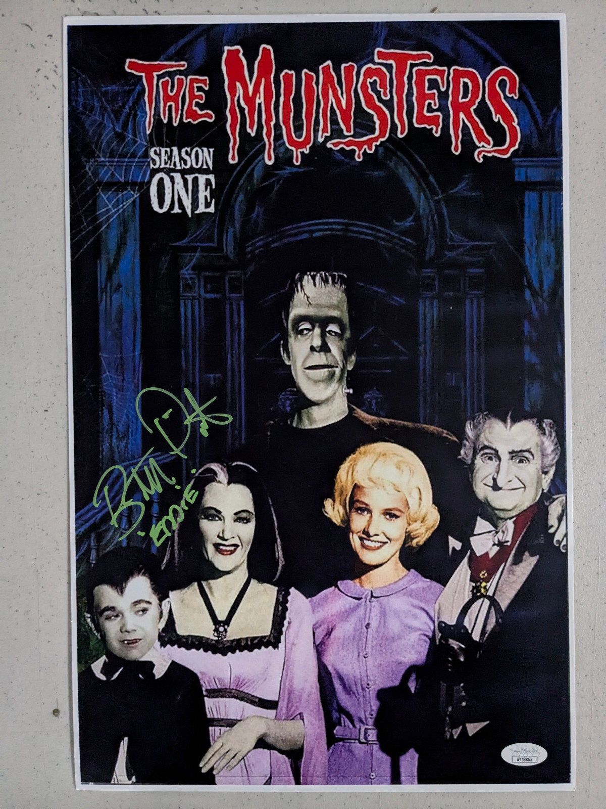 BUTCH PATRICK Signed 11x17 POSTER EddieTHE MUNSTERS Autograph JSA COA A BUTCH PATRICK Signed 11x17 POSTER EddieTHE MUNSTERS Autograph JSA COA A