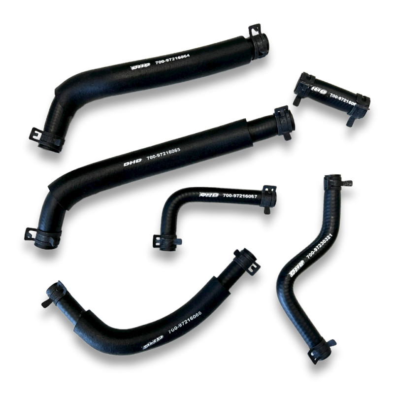 DHD 700-011AFT DELUXE LB7 DURAMAX ENGINE FUEL HOSE KIT 2001-2004 6.6L