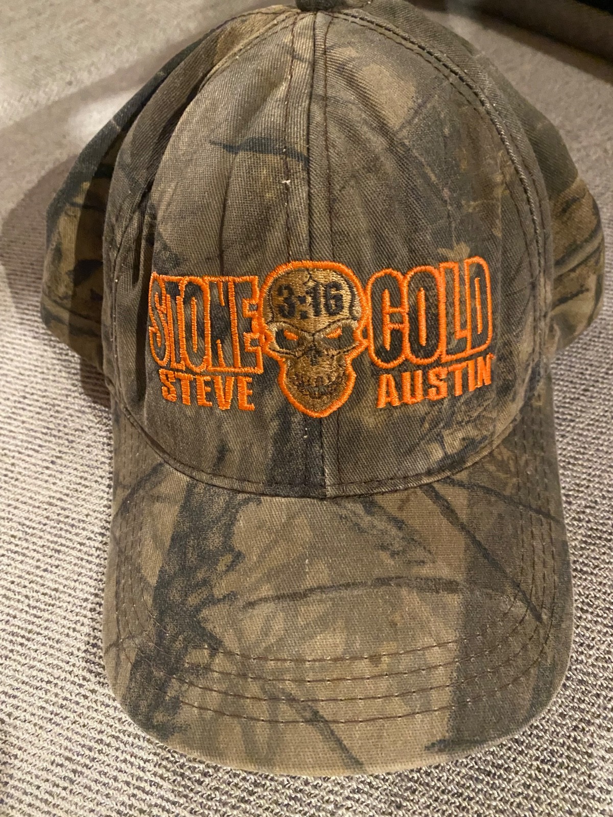 VINTAGE 90s Stone Cold Steve Austin Hat WWF Camo Hunting Rare Retro snapback VINTAGE 90s Stone Cold Steve Austin Hat WWF Camo Hunting Rare Retro snapback