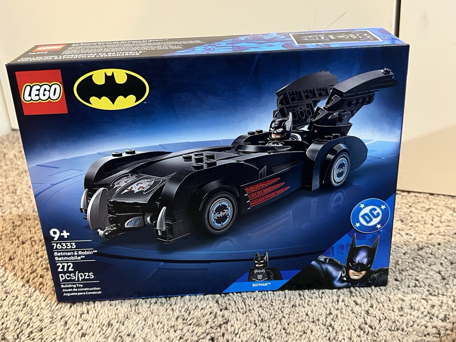 LEGO DC Batman: Batman & Robin Batmobile 76333 NEW