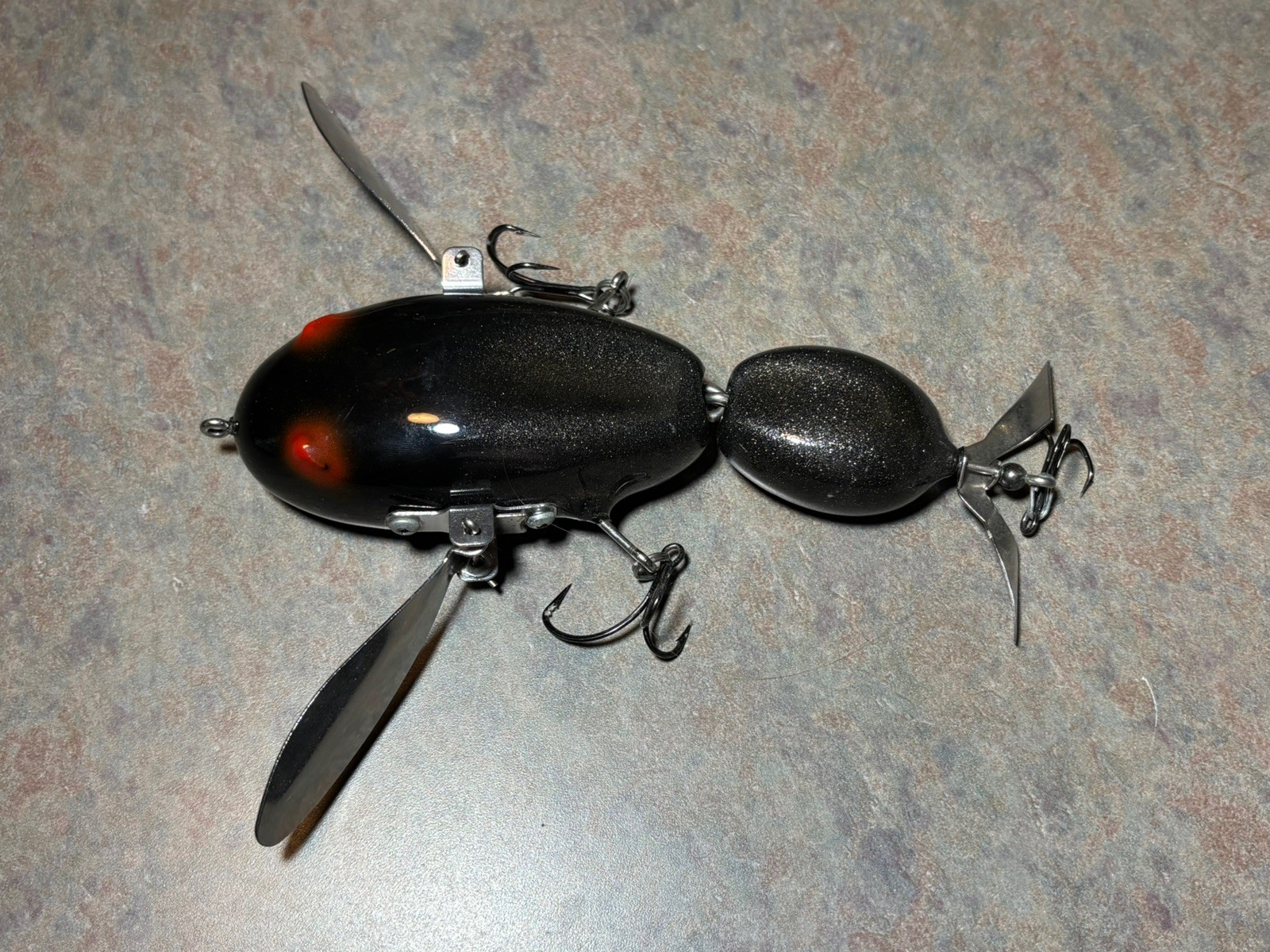 Jointed Creeper Wood Musky Lure - Small Batch Baits. Mint & Unique Jointed Creeper Wood Musky Lure - Small Batch Baits. Mint & Unique