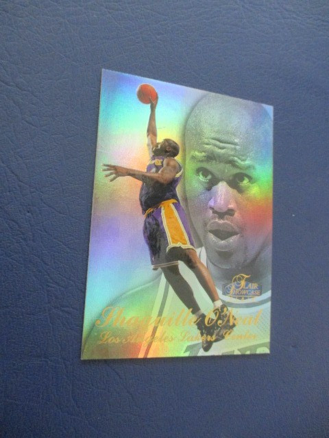 Fleer Flair Showcase Showtime Insert #21 Shaquille O\'Neal Los Angeles Lakers Fleer Flair Showcase Showtime Insert #21 Shaquille O\'Neal Los Angeles Lakers