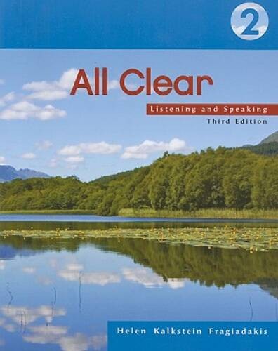 All Clear 2: Listening and Speaking, 3rd Edition - Paperback - VERY GOOD All Clear 2: Listening and Speaking, 3rd Edition - Paperback - VERY GOOD