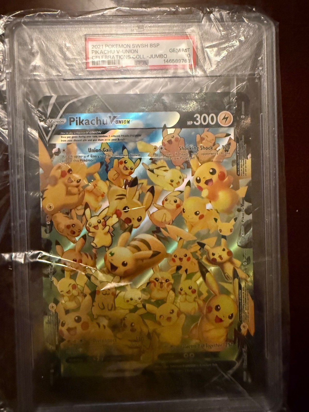 2021 Pokemon Swsh Black Star Promo Jumbo Pikachu V-Union PSA10 2021 Pokemon Swsh Black Star Promo Jumbo Pikachu V-Union PSA10
