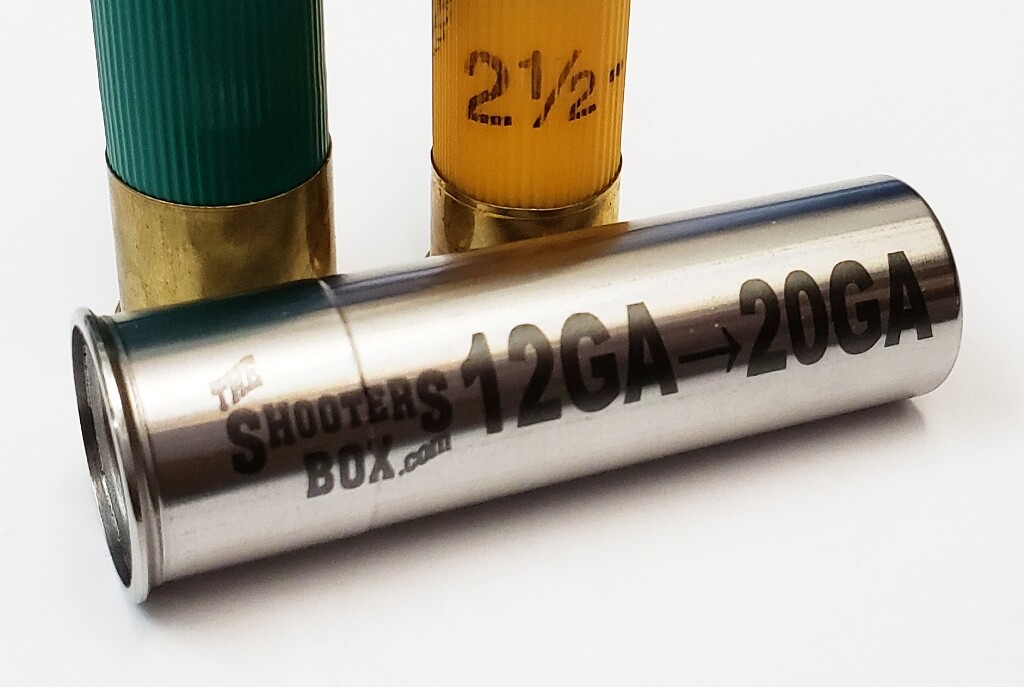12GA to 20GA Shotgun Adapter - Stainless Steel - 