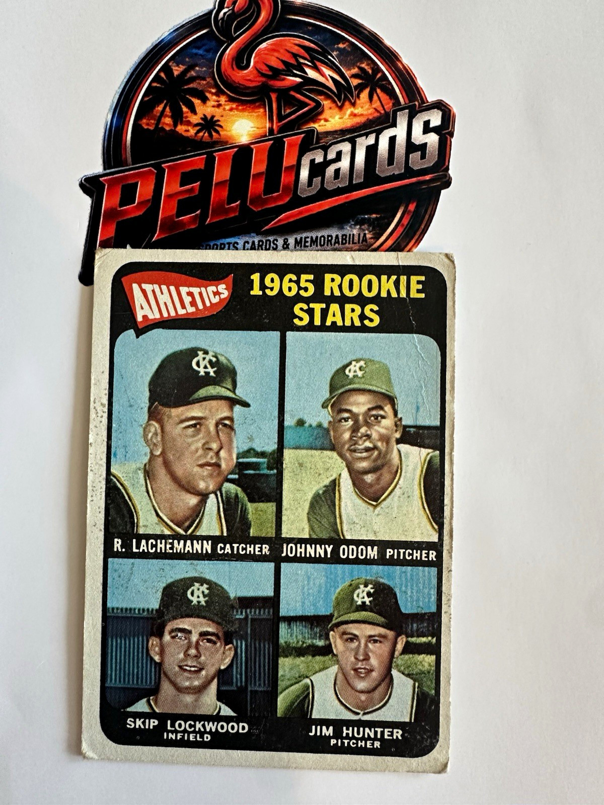 Topps 1965 Rookie Stars RC High #526 Hunter Odom Lachemann Athletics Tim Topps 1965 Rookie Stars RC High #526 Hunter Odom Lachemann Athletics Tim
