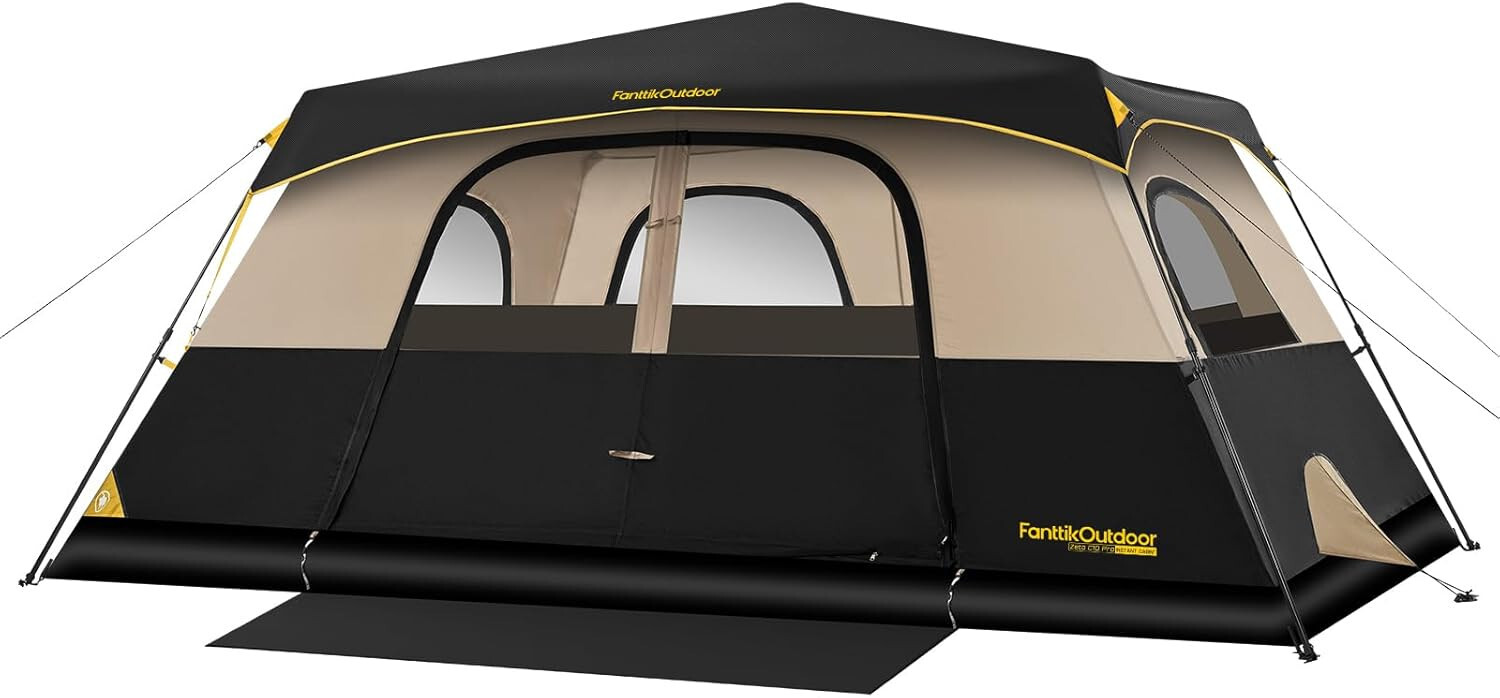 FanttikOutdoor Camping Tent 10 Person Instant Cabin Tent Setup in 60 Seconds FanttikOutdoor Camping Tent 10 Person Instant Cabin Tent Setup in 60 Seconds